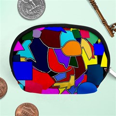 Crazycolorabstract Accessory Pouch (Medium)