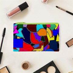 Crazycolorabstract Cosmetic Bag (XS)