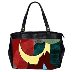 Moonscape Oversize Office Handbag (2 Sides)