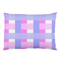 Gingham Checkered Texture Pattern Pillow Case (two Sides) by Pakrebo