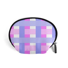 Gingham Checkered Texture Pattern Accessory Pouch (small) by Pakrebo