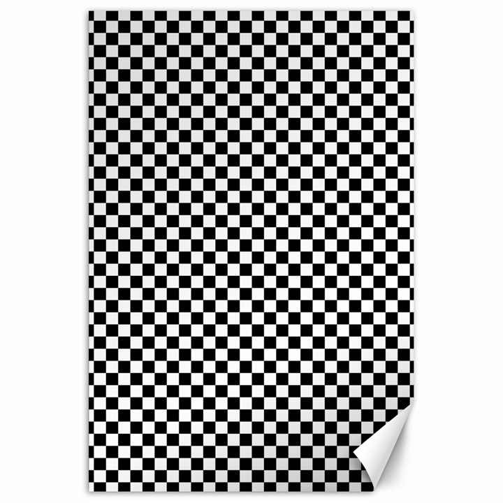 Background Black Board Checker Canvas 20  x 30 