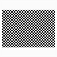 Background Black Board Checker Large Glasses Cloth (2 Sides) by Pakrebo