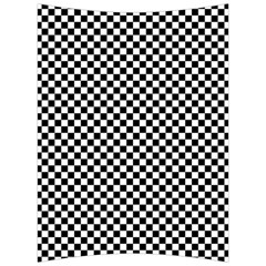 Background Black Board Checker Back Support Cushion by Pakrebo