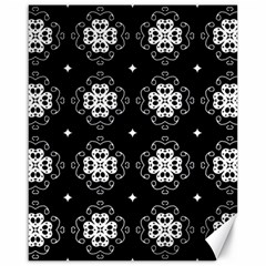 Ornament Flowers Seamless Geometric Canvas 16  X 20  by Pakrebo