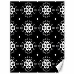 Ornament Flowers Seamless Geometric Canvas 36  X 48  by Pakrebo