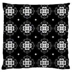 Ornament Flowers Seamless Geometric Standard Flano Cushion Case (one Side) by Pakrebo