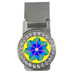 Mandala Wheel Pattern Ornament Money Clips (cz)  by Pakrebo