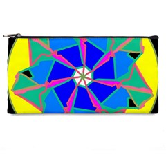 Mandala Wheel Pattern Ornament Pencil Cases by Pakrebo