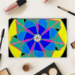 Mandala Wheel Pattern Ornament Cosmetic Bag (large) by Pakrebo