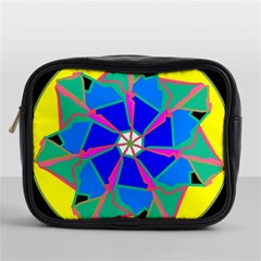 Mandala Wheel Pattern Ornament Mini Toiletries Bag (one Side) by Pakrebo