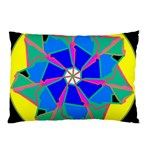 Mandala Wheel Pattern Ornament Pillow Case (Two Sides) Back