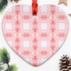 Seamless Wallpaper Butterfly Heart Ornament (two Sides) by Pakrebo