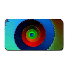 Fractal Spiral Curve Helix Medium Bar Mats by Pakrebo