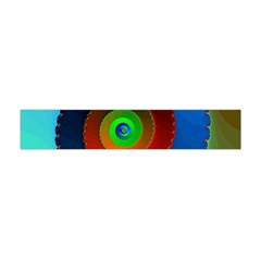 Fractal Spiral Curve Helix Flano Scarf (mini) by Pakrebo