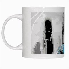 The City Of The Future Collage White Mugs by Pakrebo