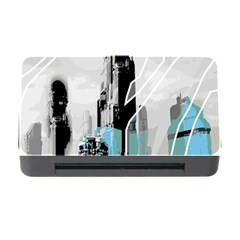 The City Of The Future Collage Memory Card Reader With Cf by Pakrebo