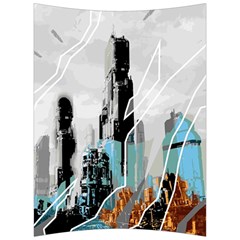 The City Of The Future Collage Back Support Cushion by Pakrebo