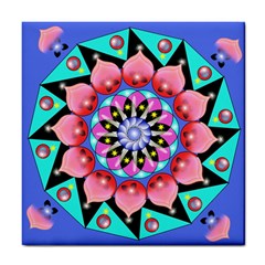 Mandala Symmetry Meditation Tile Coasters by Pakrebo