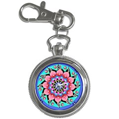 Mandala Symmetry Meditation Key Chain Watches by Pakrebo