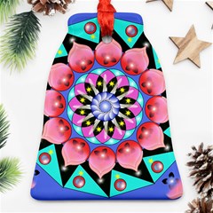 Mandala Symmetry Meditation Bell Ornament (two Sides) by Pakrebo