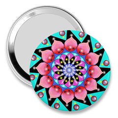 Mandala Symmetry Meditation 3  Handbag Mirrors by Pakrebo