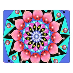 Mandala Symmetry Meditation Double Sided Flano Blanket (large)  by Pakrebo