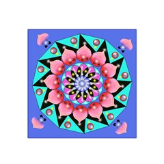 Mandala Symmetry Meditation Satin Bandana Scarf