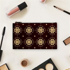 Seamless Ornament Symmetry Lines Cosmetic Bag (small) by Pakrebo