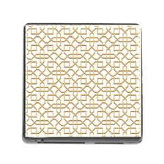 Graphic Mughal Pattern Jali Jaali Memory Card Reader (square 5 Slot) by Pakrebo