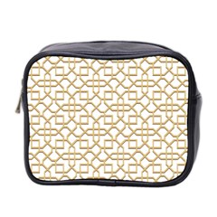 Graphic Mughal Pattern Jali Jaali Mini Toiletries Bag (two Sides) by Pakrebo