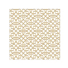 Graphic Mughal Pattern Jali Jaali Small Satin Scarf (square) by Pakrebo