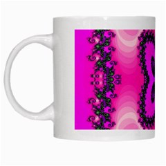 Kaleidoscope Ornament Pattern White Mugs by Pakrebo