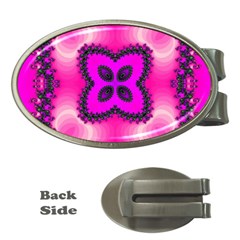 Kaleidoscope Ornament Pattern Money Clips (oval) 