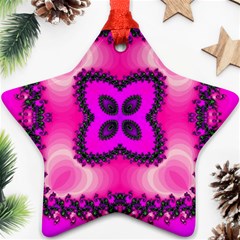 Kaleidoscope Ornament Pattern Star Ornament (two Sides) by Pakrebo