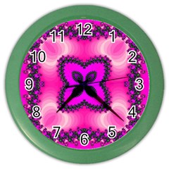 Kaleidoscope Ornament Pattern Color Wall Clock by Pakrebo