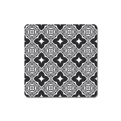 Seamless Pattern Ornament Square Magnet by Pakrebo