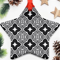 Seamless Pattern Ornament Star Ornament (two Sides) by Pakrebo