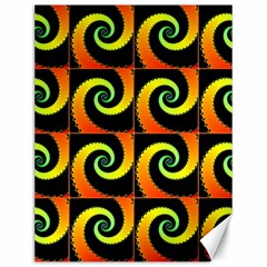 Spiral Seamless Pattern Fractal Canvas 12  X 16 