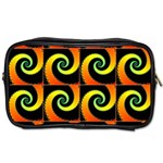 Spiral Seamless Pattern Fractal Toiletries Bag (One Side) Front