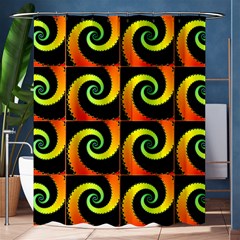 Spiral Seamless Pattern Fractal Shower Curtain 60  X 72  (medium)  by Pakrebo