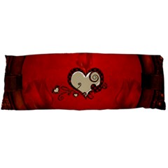 Beautiful Elegant Hearts With Roses Body Pillow Case (Dakimakura)