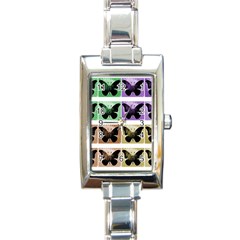 Seamless Wallpaper Butterfly Rectangle Italian Charm Watch