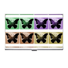 Seamless Wallpaper Butterfly Business Card Holder