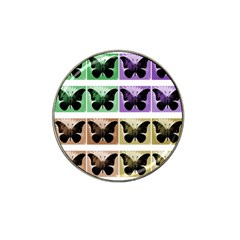 Seamless Wallpaper Butterfly Hat Clip Ball Marker (4 pack)