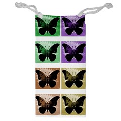 Seamless Wallpaper Butterfly Jewelry Bag