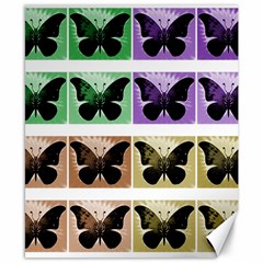 Seamless Wallpaper Butterfly Canvas 8  x 10 