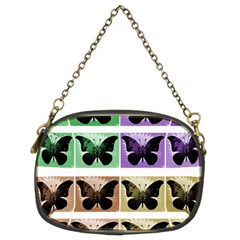 Seamless Wallpaper Butterfly Chain Purse (two Sides) by Pakrebo