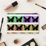 Seamless Wallpaper Butterfly Cosmetic Bag (Medium) Back