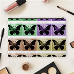 Seamless Wallpaper Butterfly Cosmetic Bag (Large) Back